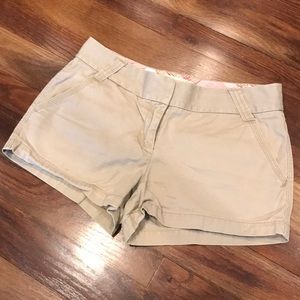 Jcrew Khaki Chino Shorts